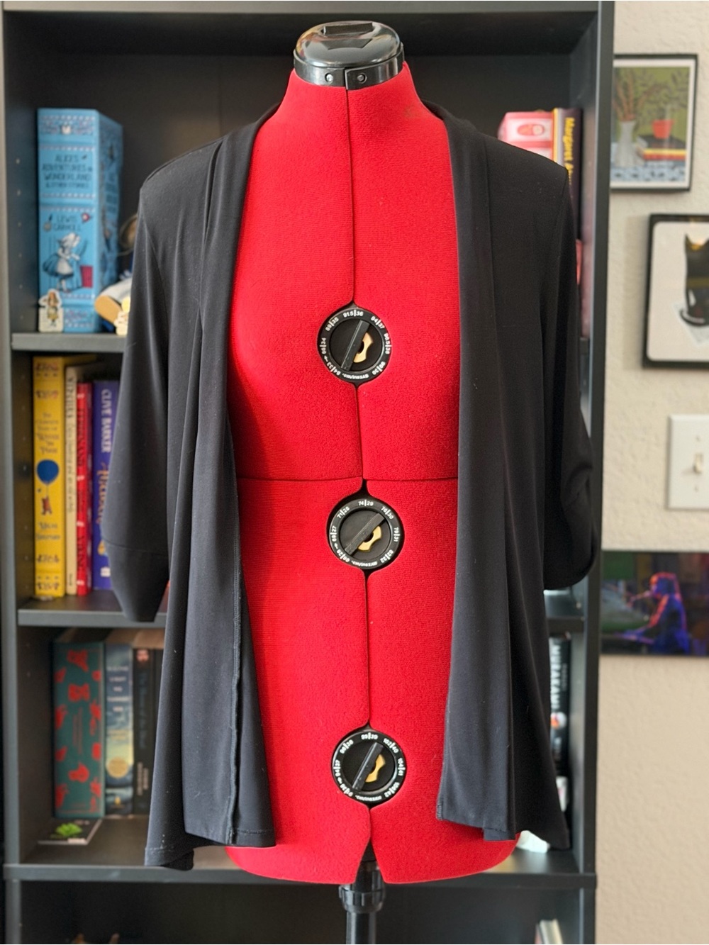 Calvin Klein Black Longline Cardigan
